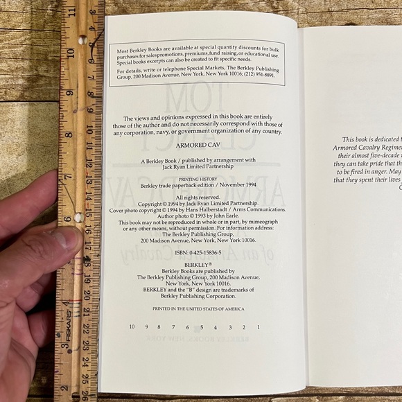 Armored Cav Paperback Book - Picture 4 of 5